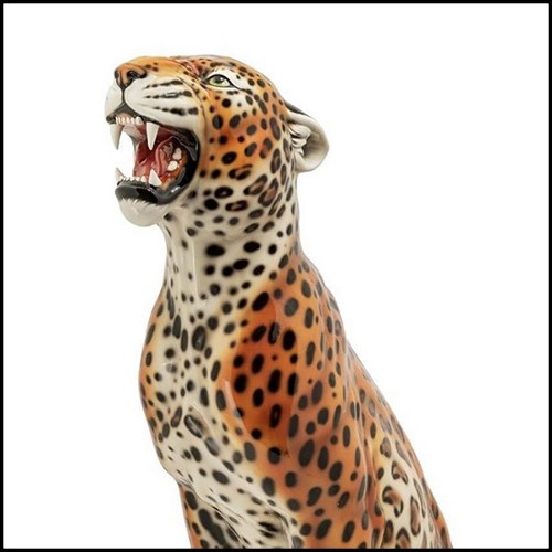 Sculpture 162- Leopard Sit