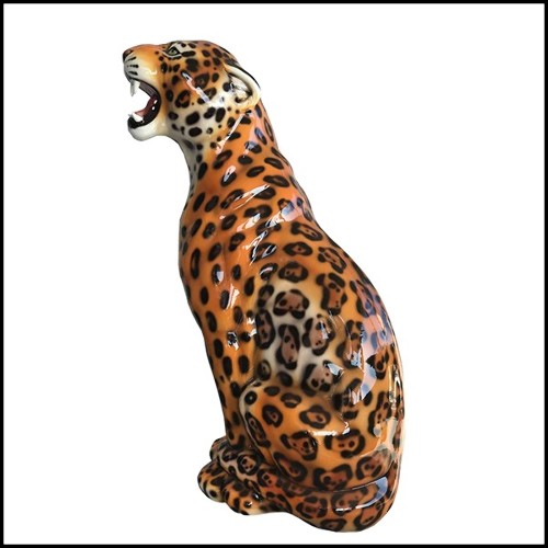 Sculpture 162- Leopard Sit