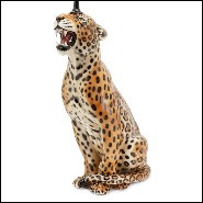 Bougeoir Sculpture 162- Léopard