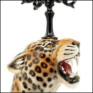 Sculpture Candleholder 162- Leopard