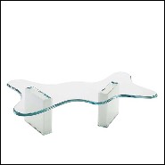 Table Basse 194- Sparkle White XL