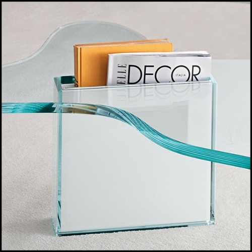 Table Basse 194- Sparkle White XL