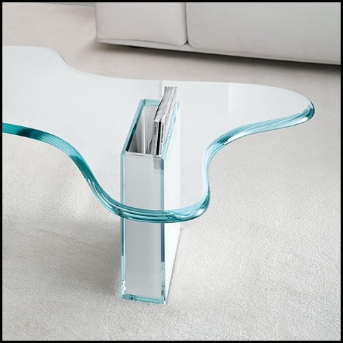 Table Basse 194- Sparkle White XL