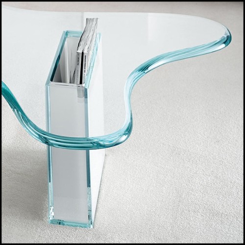Coffee Table 194- Sparkle White XL