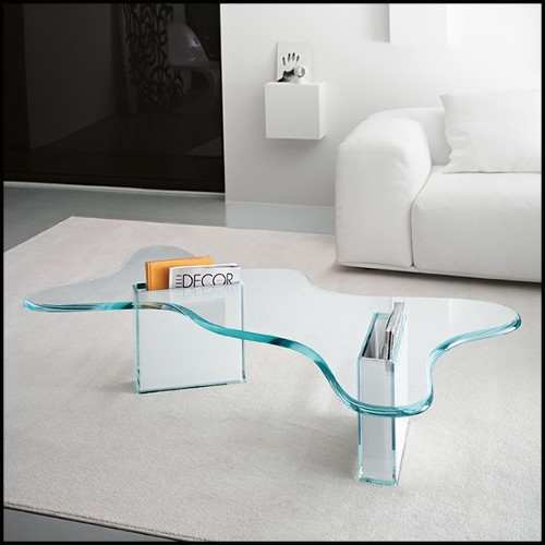 Table Basse 194- Sparkle White XL