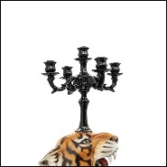 Sculpture 162- Tiger Candleholder