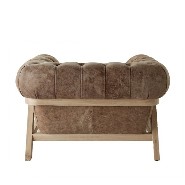 Fauteuil 31 - Cocoon Chesterfield - Chêne massif - Pacific Compagnie.