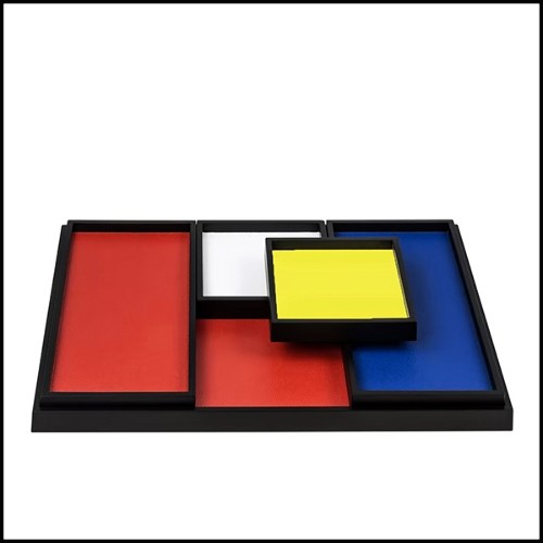 Set de Plateaux 189- Style Mondrian