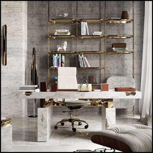 Bureau 145- Majestic White