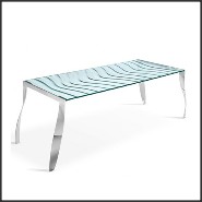 Dining Table 194- Ondulate Glass