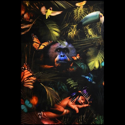 Décoration Murale PC- Jungle Birth Plexiglas