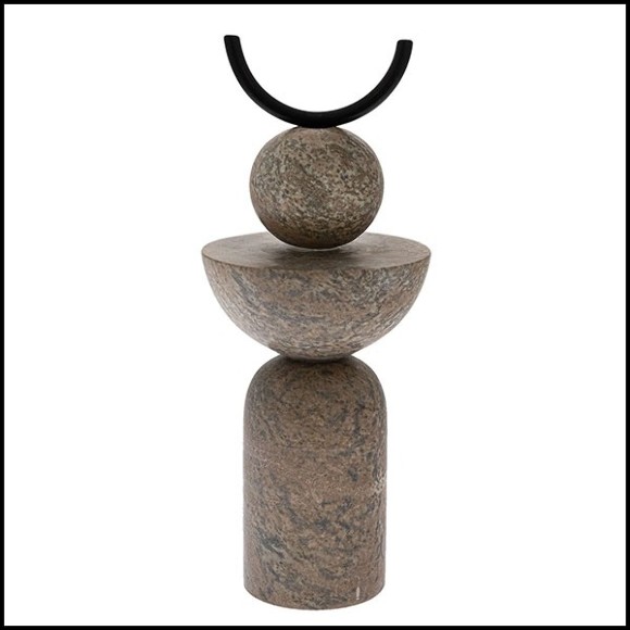 Sculpture 190- Stone Totem A