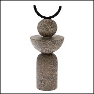 Sculpture 190- Stone Totem A