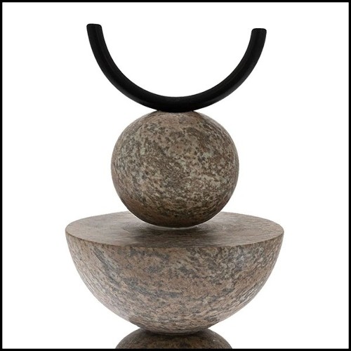 Sculpture 190- Stone Totem A