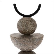 Sculpture 190- Stone Totem A