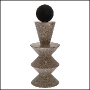 Sculpture 190- Stone Totem D