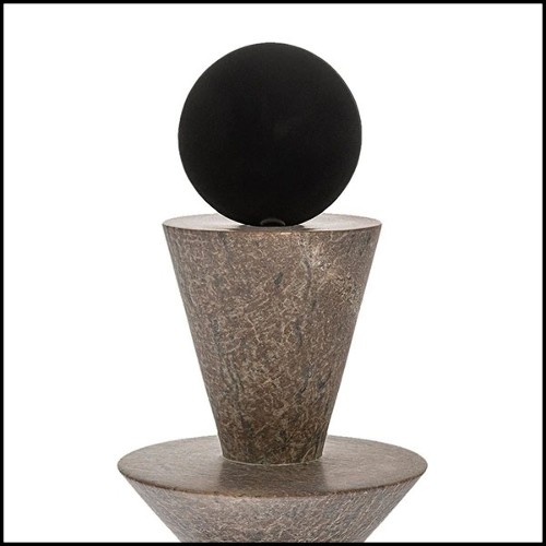 Sculpture 190- Stone Totem D