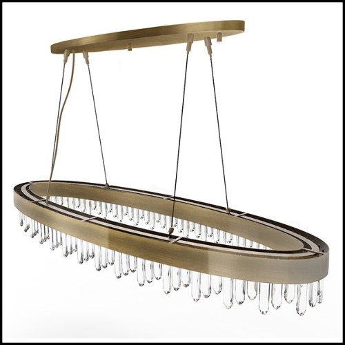 Suspension 155- Crystal Sticks Oval