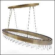 Suspension 155- Crystal Sticks Oval