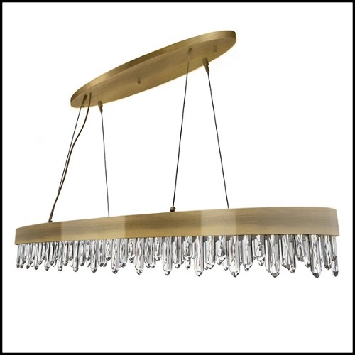 Suspension 155- Crystal Sticks Oval