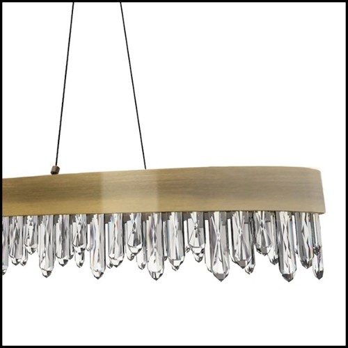 Suspension 155- Crystal Sticks Oval