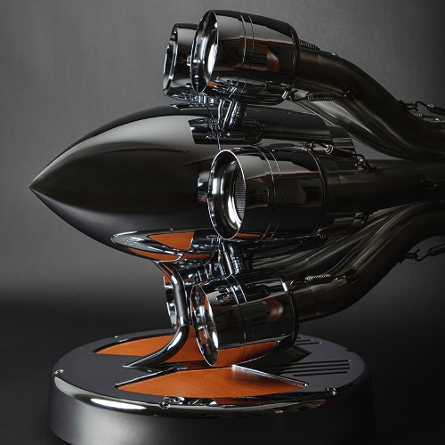 Enceinte 215- Aircraft Engine Chrome