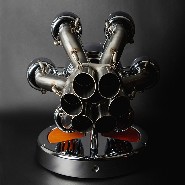 Enceinte 215- Aircraft Engine Chrome