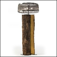 Floor Lamp 154- Open Oak Trunk