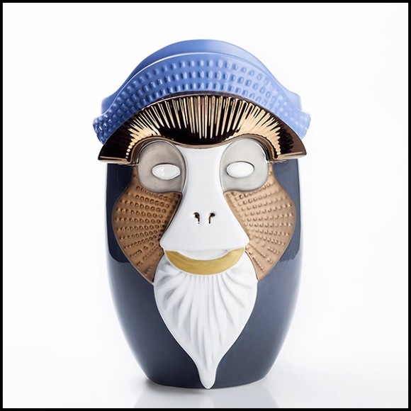 Vase 218- Bearded Ape