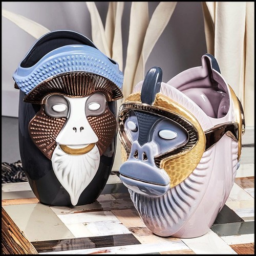 Vase 218- Bearded Ape