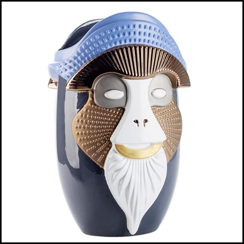Vase 218- Bearded Ape