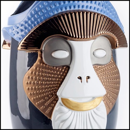 Vase 218- Bearded Ape