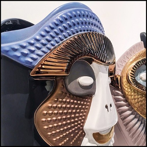 Vase 218- Bearded Ape