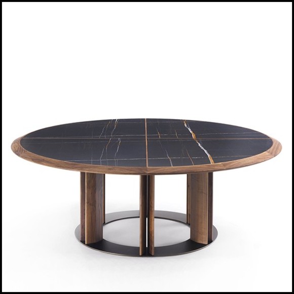 Table à manger 163- Crosby Sahara Black