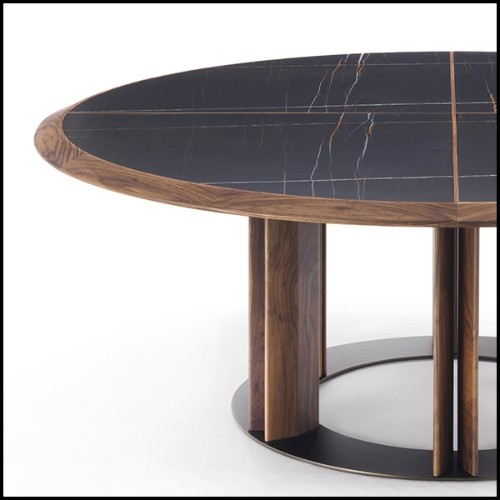 Table à manger 163- Crosby Sahara Black