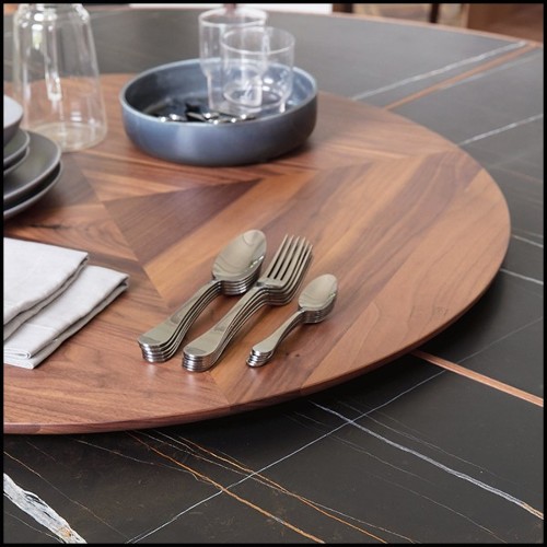 Table à manger 163- Crosby Sahara Black