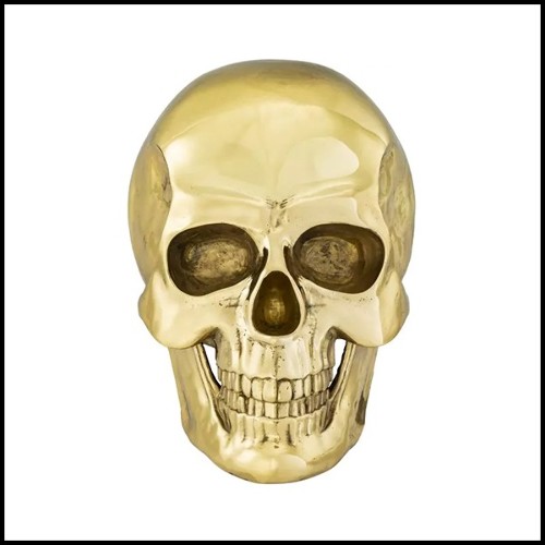 Decorative Object 24- Gold Skull