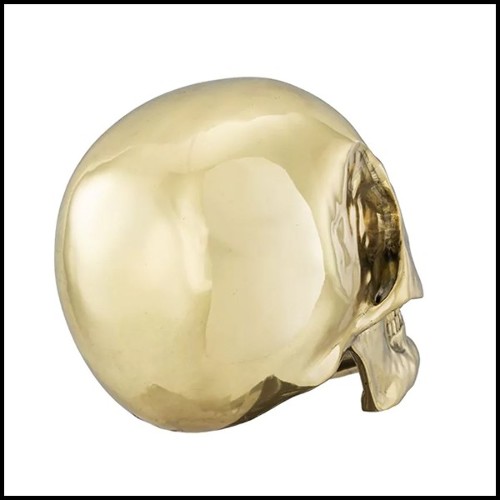 Objet décorative 24- Gold Skull