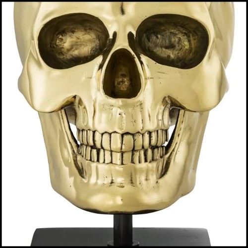 Objet décorative 24- Golden Skull