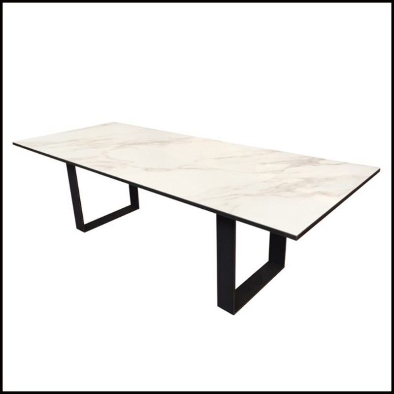 Dining table 148- UgoX ceramic 10 white