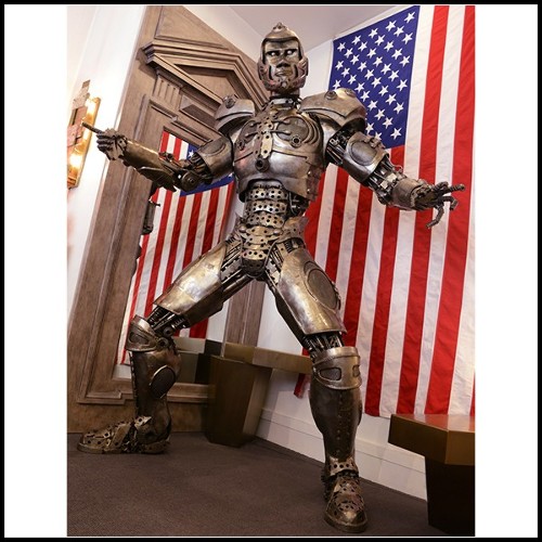 Sculpture PC- Steel Robot