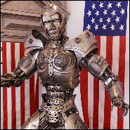 Sculpture PC- Steel Robot