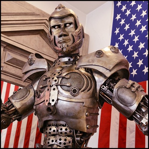 Sculpture PC- Steel Robot