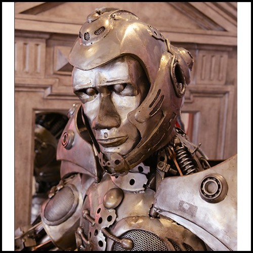 Sculpture PC- Steel Robot