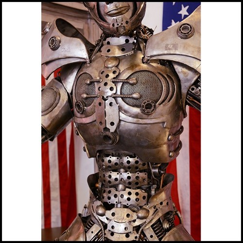 Sculpture PC- Steel Robot