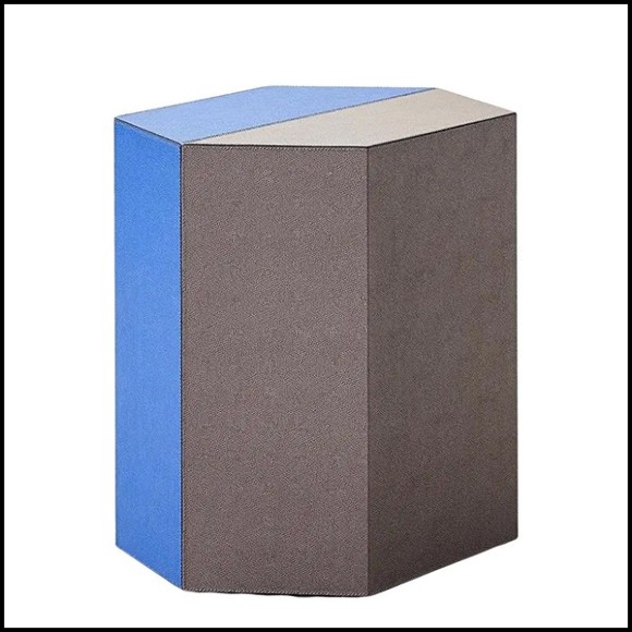 Tabouret 189- Edwin Blue Brown