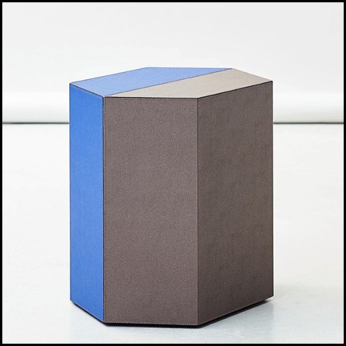 Tabouret 189- Edwin Blue Brown