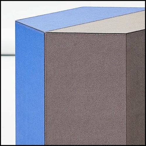 Tabouret 189- Edwin Blue Brown