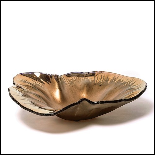 Bowl 190- Outbreak Bronzed Glass