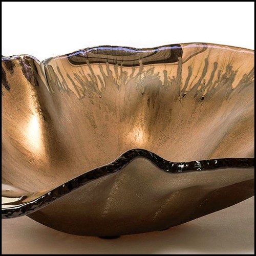 Bowl 190- Outbreak Bronzed Glass